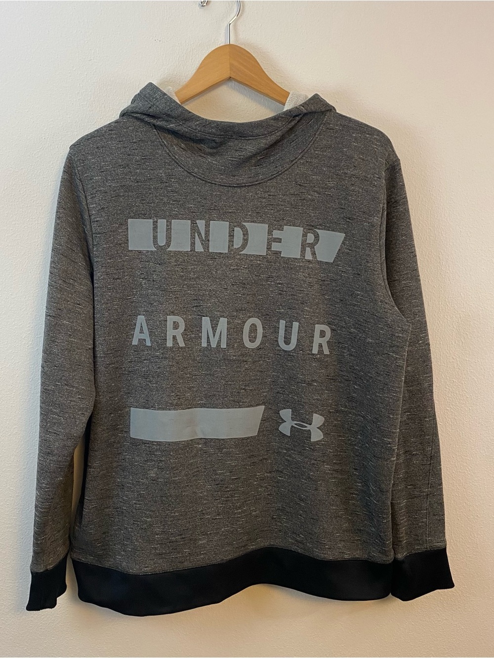 Under Armour Loose Grey Cowl Neck Hoodie Sweatshirt Women’s XL